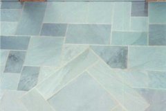Blue Gray Walkway
