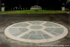 Blue/ Gray Paving with Cobblestones