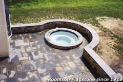 Curved Spa & Wall Coping