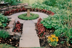Pa Fieldstone Courtyard Wall