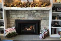 Fireplace with Bluestone Hearth