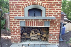 Pizza Oven with Bluestone Accents