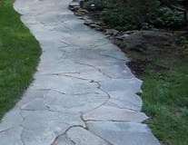 Irregular flagstones