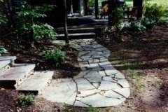 Irregular flagstones