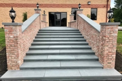 Step Treads & Wall Caps on Brick Walls