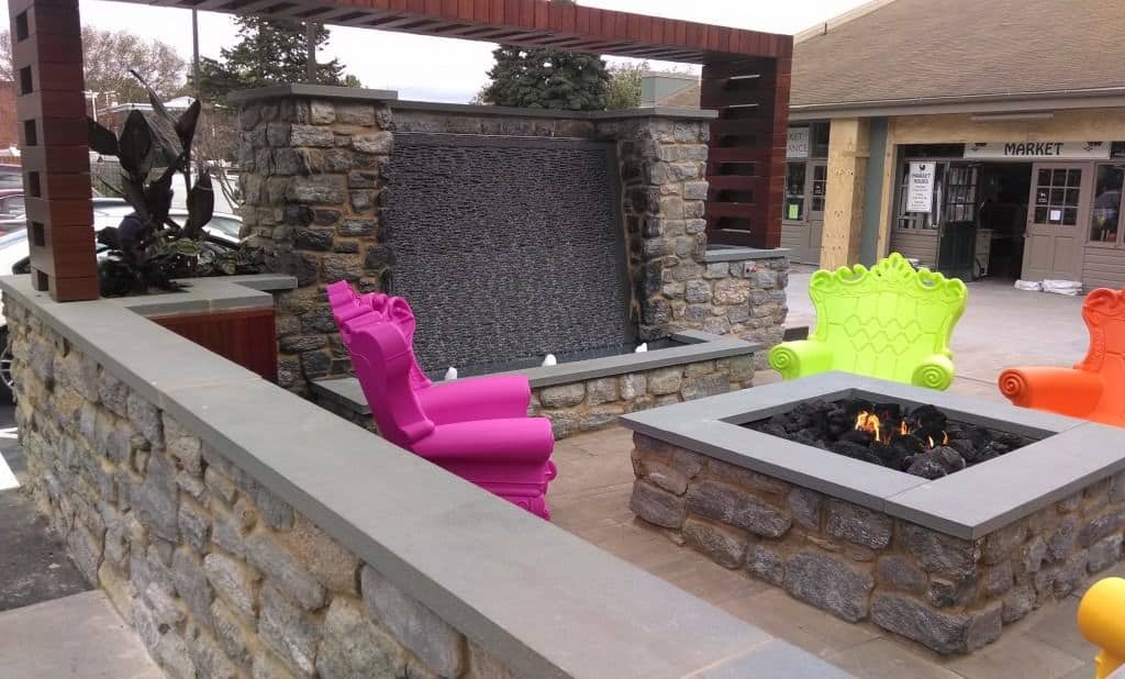 Bluestone Fire Pit and Wall Caps