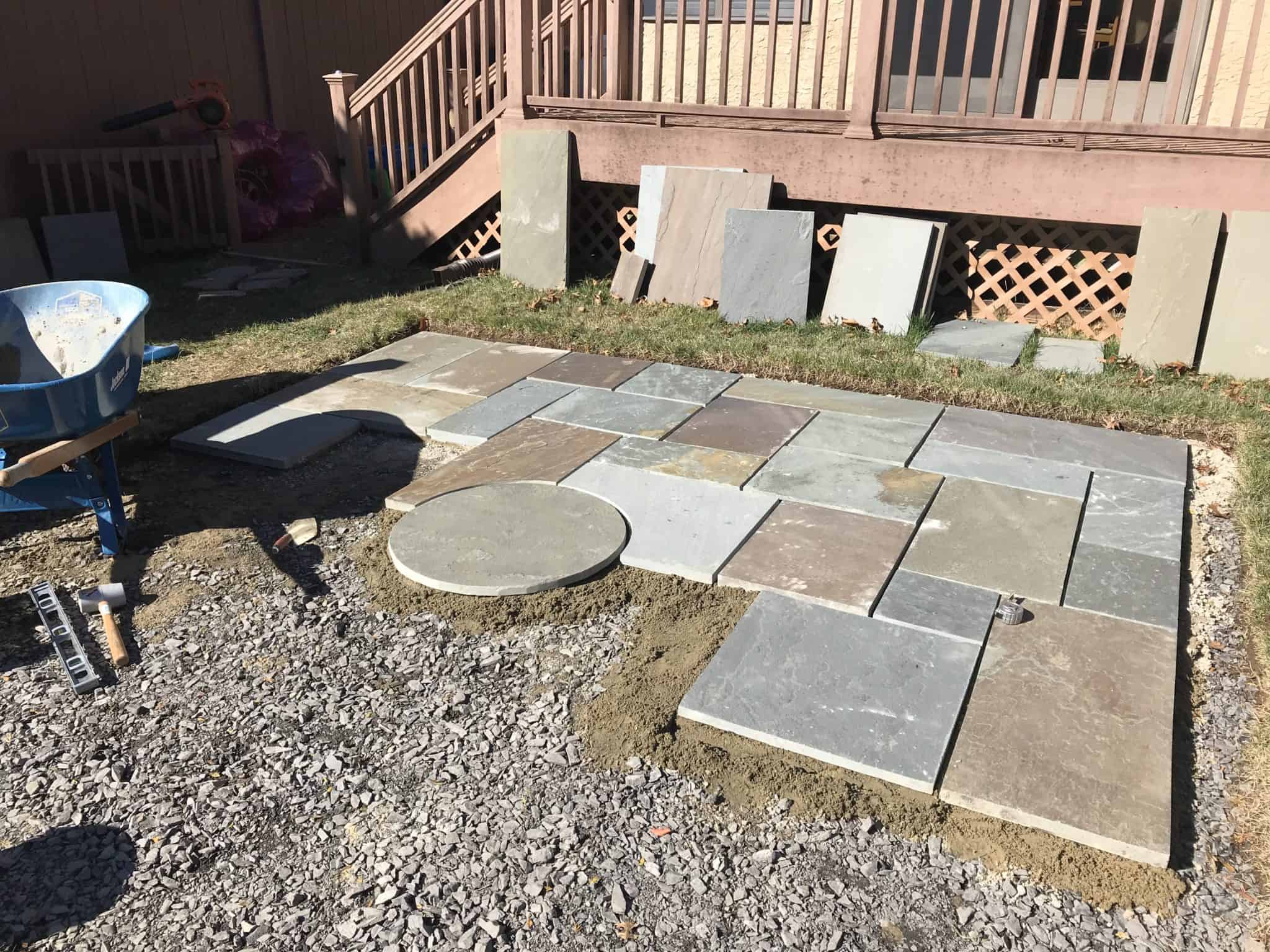 How to Install a Flagstone Patio Robinson Flagstone