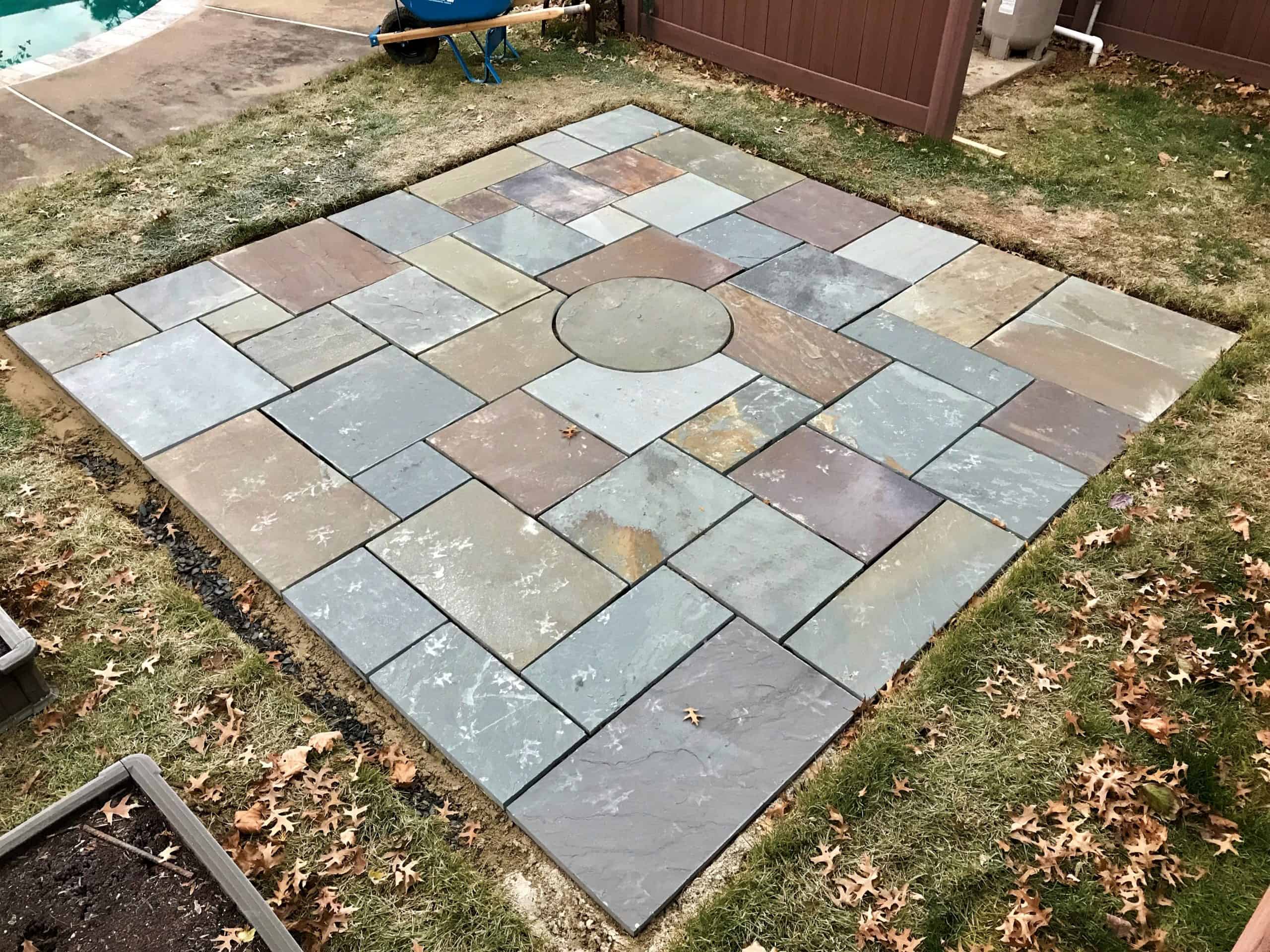 How To Install A Flagstone Patio Robinson Flagstone