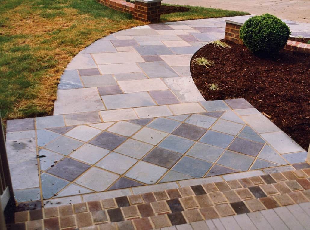 Diamond-Set Bluestone Landing